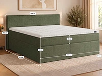 Premium duitse boxspring 200 x 200 cm - afbeelding 2 van  8