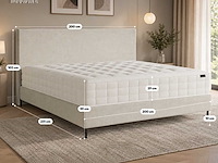 Premium duitse boxspring 200 x 200 cm - afbeelding 2 van  6