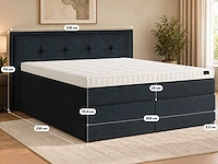 Premium duitse boxspring 200 x 220 cm - afbeelding 2 van  7