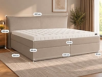 Premium duitse boxspring 226 x 220 cm - afbeelding 2 van  9