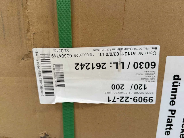 Premium duitse boxspring 240 x 200 cm - afbeelding 3 van  4