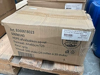 Premium gold label 61x80cm t23 rol á 20 stuks hdpe afvalzakken (325x) - afbeelding 2 van  2