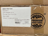 Premium gold label 70x110cm t50 rol á 25 stuks ldpe afvalzakken (20x) - afbeelding 2 van  2
