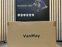 Premium massage gun in koffer met 6 opzetstukken, bluemay - afbeelding 1 van  3
