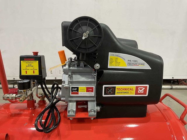 Premium stahl - pr-100l - compressor 100 liter - afbeelding 9 van  10