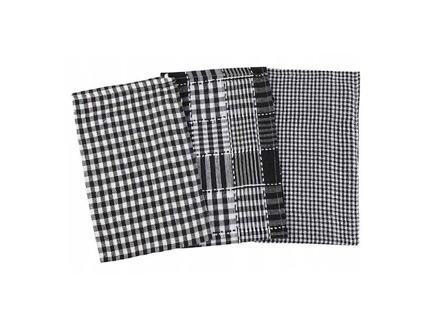 Premium theedoek - zwart - 3 modellen (600x) - afbeelding 2 van  3