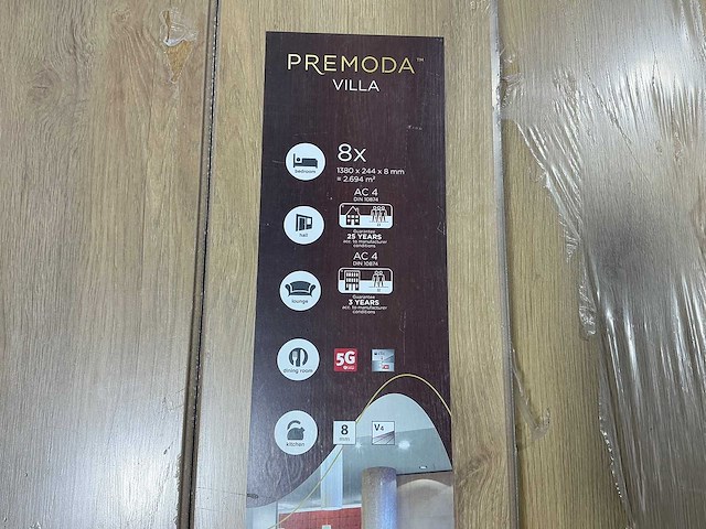 Premoda - villa - windsor oak - laminaatvloer 94 m2 - afbeelding 2 van  3