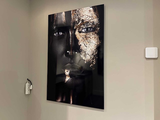 Prent golden woman 120x80 cm - afbeelding 2 van  2