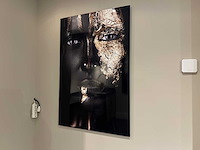Prent golden woman 120x80 cm - afbeelding 2 van  2