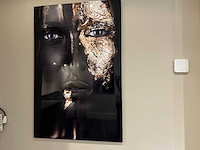Prent golden woman 120x80 cm