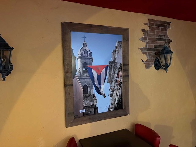 Prent in lijst (cuba) 121x90cm - afbeelding 1 van  2