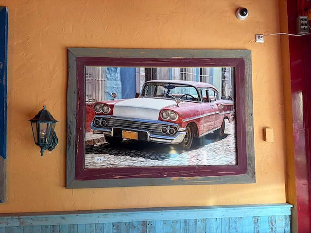 Prent in lijst (cuba) 125x175cm - afbeelding 1 van  2