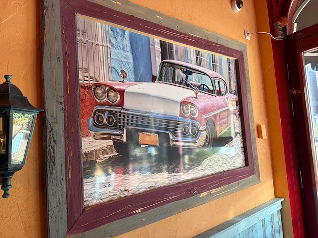 Prent in lijst (cuba) 125x175cm - afbeelding 2 van  2