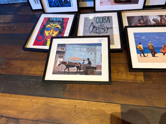 Prent in lijst (cuba) 52,5x43cm (10x) - afbeelding 2 van  4