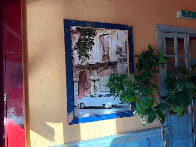 Prent in lijst (cuba) 86x115cm - afbeelding 1 van  2