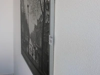 Prent in lijst ikea amsterdam. afmeting 140 x 100 cm - afbeelding 2 van  2