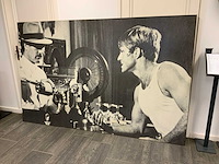 Prent op houten frame - afbeelding 1 van  2