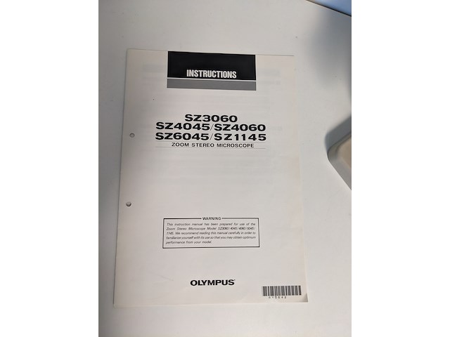 Preparatie microscoop, olympus, sz30, wit - afbeelding 6 van  16