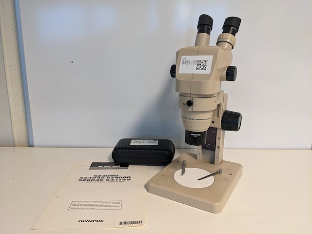 Preparatie microscoop, olympus, sz30, wit - afbeelding 14 van  16