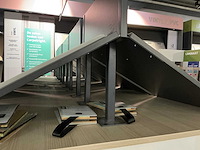 Presentatie tafel met vinyl samples (2x) - afbeelding 4 van  8