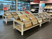 Presentatie tafel met vinyl samples (4x)