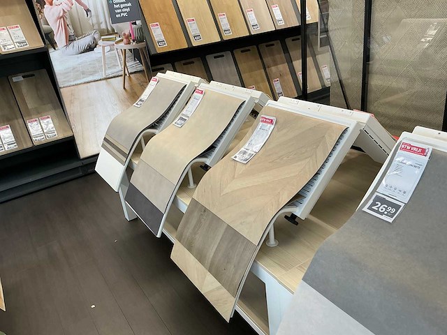 Presentatie tafel met vinyl samples (4x) - afbeelding 5 van  8