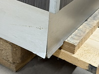 Presentatiemeubel met 2 lades aan voorzijde, houtdecor brown - afbeelding 7 van  8