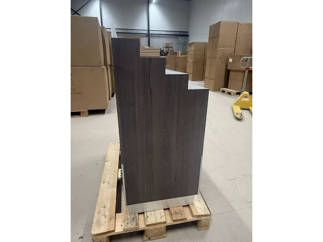 Presentatiemeubel met 2 lades merkloos, presentatiemeubel, houtdecor brown - afbeelding 5 van  7