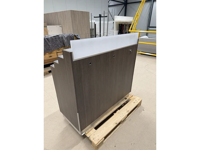 Presentatiemeubel met 2 lades merkloos, presentatiemeubel, houtdecor brown - afbeelding 6 van  7