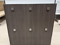 Presentatiemeubel met achterlade, houtdecor brown - afbeelding 6 van  8