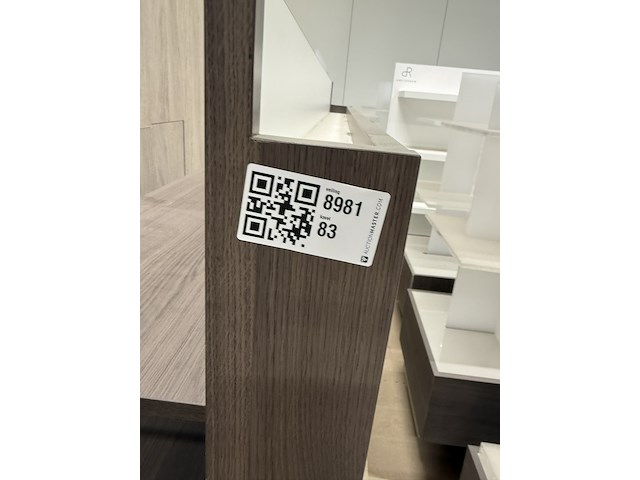 Presentatiemeubel met achterlade, houtdecor brown - afbeelding 8 van  8