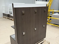 Presentatiemeubel met achterlade merkloos, presentatiemeubel, houtdecor brown - afbeelding 4 van  7