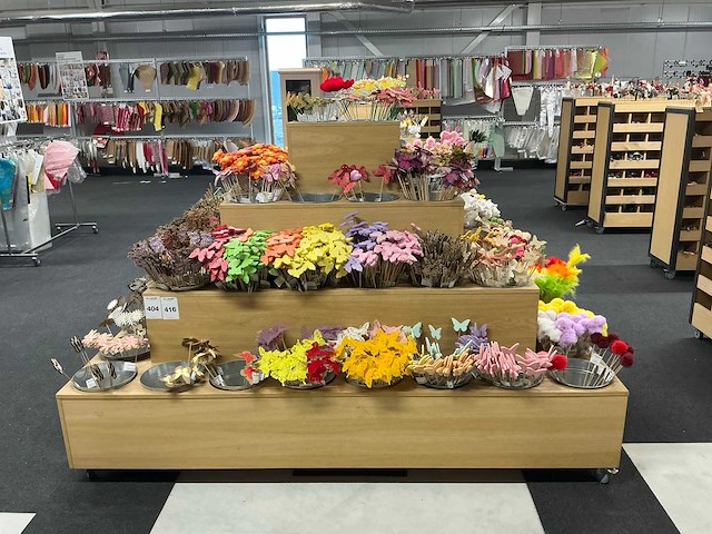 Presentatiemeubel met emmers (4x) - afbeelding 2 van  9