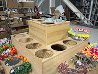 Presentatiemeubel met emmers (4x) - afbeelding 9 van  9