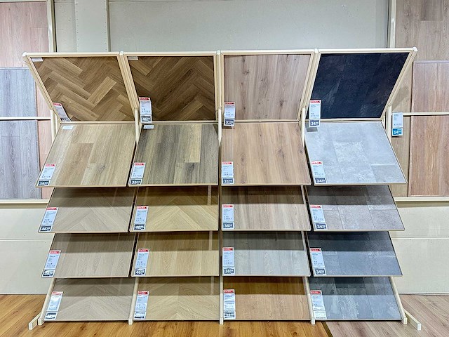 Presentatiemeubel vloerdelen (3x) - afbeelding 1 van  5