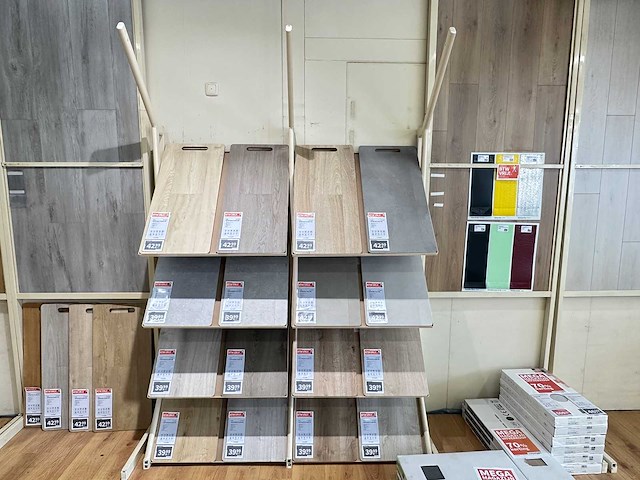 Presentatiemeubel vloerdelen (5x) - afbeelding 1 van  5