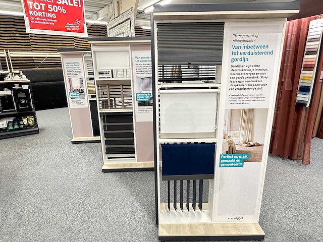 Presentatiemeubel voor jaloezieën (3x) - afbeelding 1 van  4