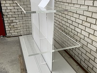 Presentatiemeubel vrijstaand, houtdecor brown - afbeelding 3 van  4