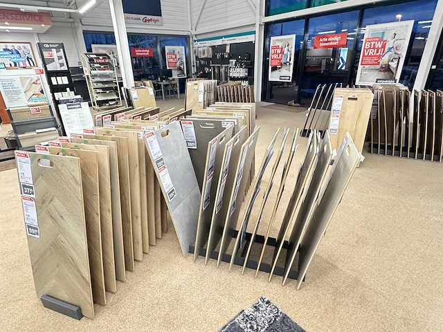 Presentatierek met vloersamples (14x) - afbeelding 3 van  4