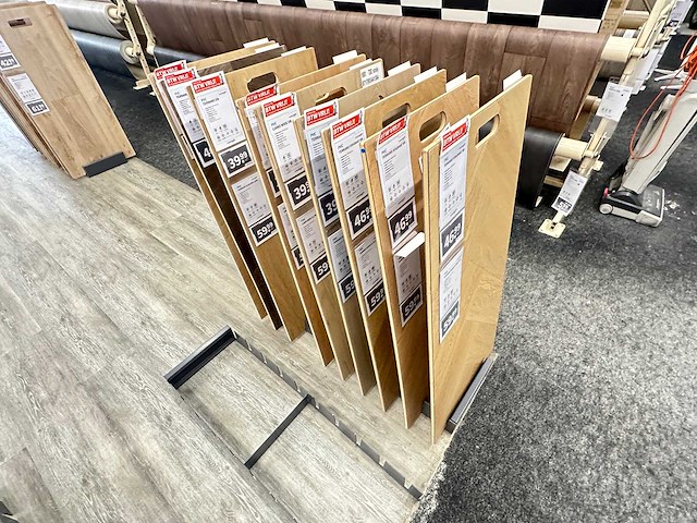 Presentatierek met vloersamples (21x) - afbeelding 3 van  3