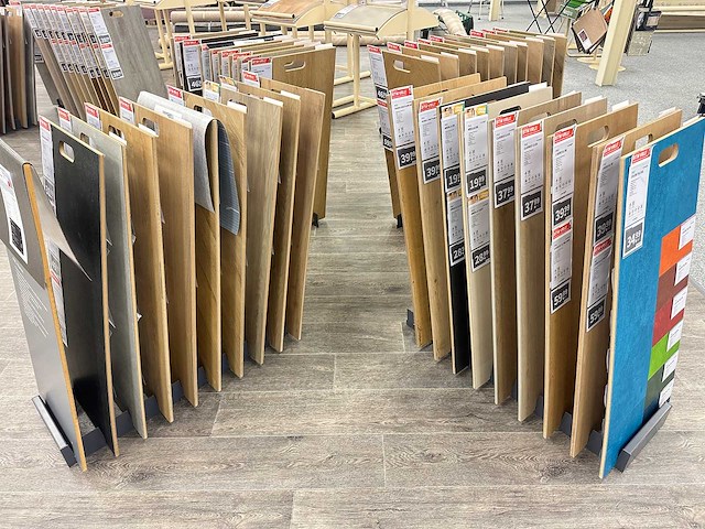 Presentatierek met vloersamples (22x) - afbeelding 2 van  2