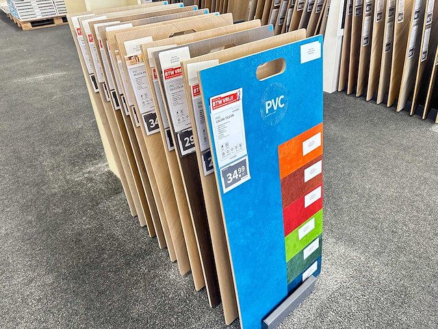 Presentatierek met vloersamples (23x) - afbeelding 6 van  7