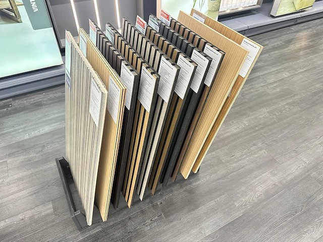 Presentatierek met vloersamples (25x) - afbeelding 1 van  3