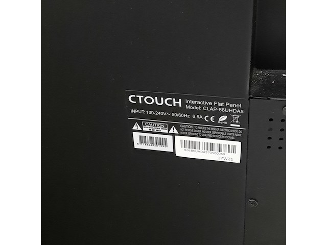 Presentatiescherm, ctouch, clap-86uhda5 - afbeelding 8 van  8