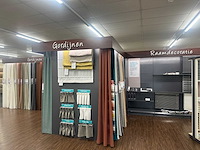 Presentatiewand 12 meter "gordijnen en raamdecoratie"