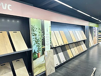 Presentatiewand 20 meter "vinyl & pvc" en "laminaat" - afbeelding 1 van  8