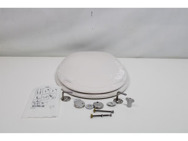 Pressalit 2000 closetzitting met rvs univertical scharnier pergamon - afbeelding 3 van  3