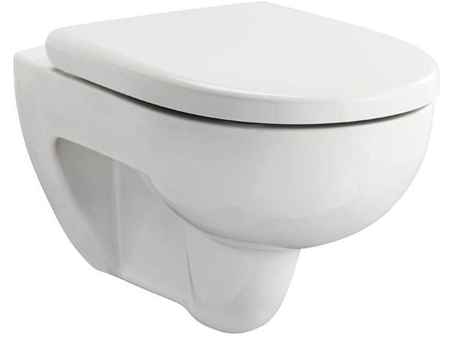 Pressalit 300 + closetzitting toiletbril wit - afbeelding 1 van  5