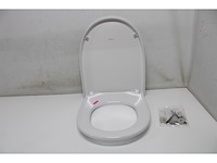 Pressalit 300 plus wc-bril met softclose mechanisme en da7 vast scharnier wit - afbeelding 4 van  5