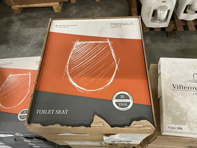 Pressalit 300+ toiletbril (15x) - afbeelding 1 van  2